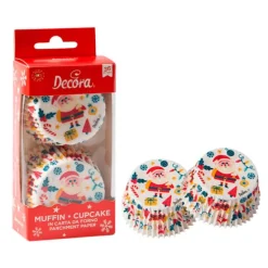 Cápsulas blancas Papá Noel Navidad (36) - Decora