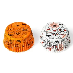 Cápsulas blancas y naranjas Halloween (36) - Decora