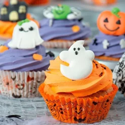 Cápsulas blancas y naranjas Halloween (36) - Decora