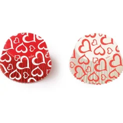 Cápsulas blancas y rojas corazones San Valentín (36) - Decora