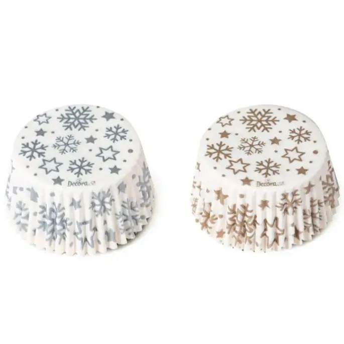 Cápsulas copos de nieve y estrellas de Navidad (36) - Decora