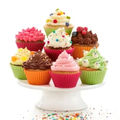 Cápsulas cupcakes 7 x 4,5 cm (12) - Silicona - Lékué