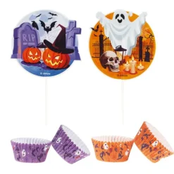 Cápsulas cupcakes y toppers Halloween (24) - Dekora