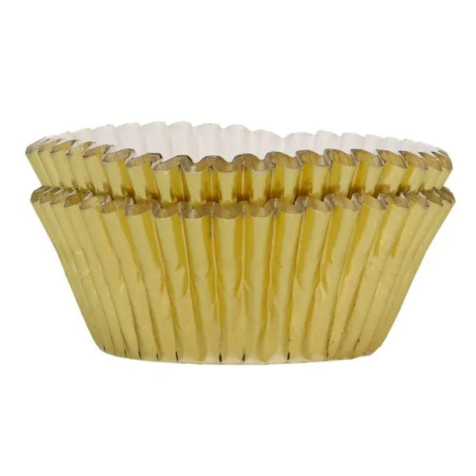 Cápsulas doradas metalizadas (48) - Funcakes