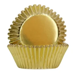Cápsulas doradas metalizadas (48) - Funcakes