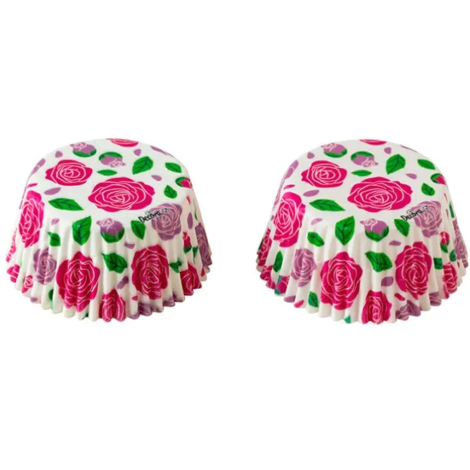 Cápsulas flores rosas (36) - Decora