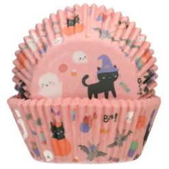 Cápsulas gatos y fantasmas Halloween (48) - Funcakes