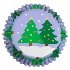 Cápsulas lilas árboles de Navidad (30) - PME