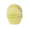 Cápsulas mini amarillas pastel 2,5 cm (100) - House of Marie