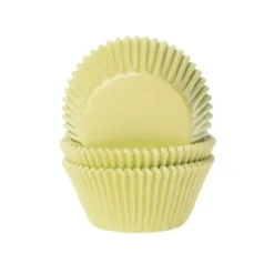 Cápsulas mini amarillas pastel 2,5 cm (100) - House of Marie