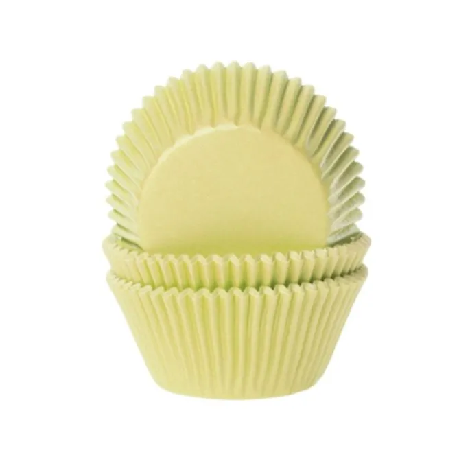 Cápsulas mini amarillas pastel 2,5 cm (100) - House of Marie