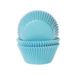 Cápsulas mini azules pastel 2,5 cm (100) - House of Marie