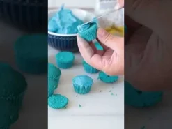 Cápsulas mini blancas, azules y azules oscuras (200) - Decora