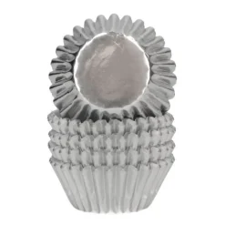 Cápsulas mini plateadas metalizadas (160) - Wilton