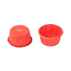 Cápsulas mini rizadas rojas (35) - Decora
