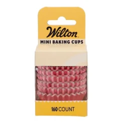 Cápsulas mini rosas metalizadas (160) - Wilton