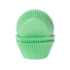 Cápsulas mini verdes menta pastel 2,5 cm (100) - House of Marie