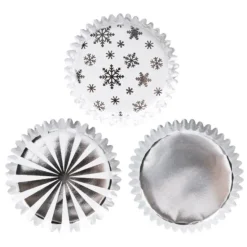Cápsulas mix estrellas y copos de nieve Navidad (100) - PME
