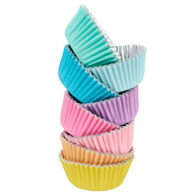 Cápsulas mix metalizadas colores pastel (100) - PME