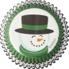 Cápsulas muñeco de nieve (75) - Wilton