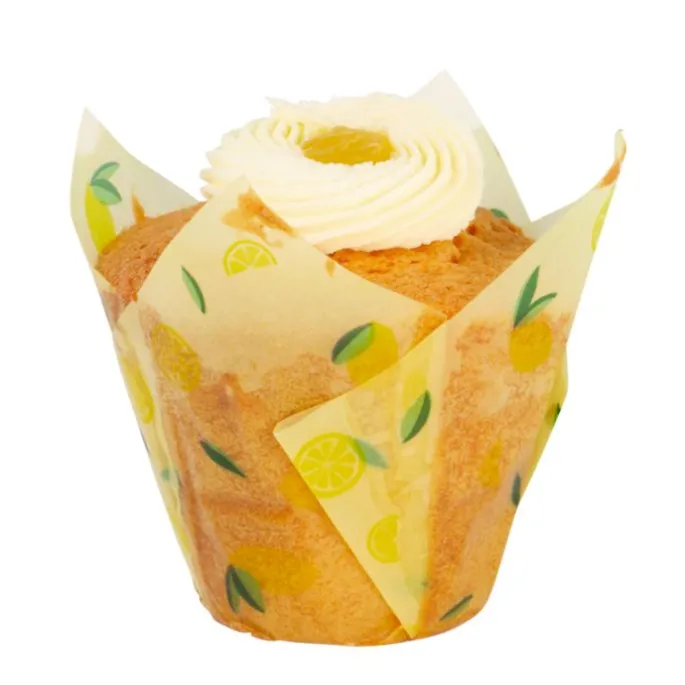 Cápsulas muffins amarillas limones (24) - PME