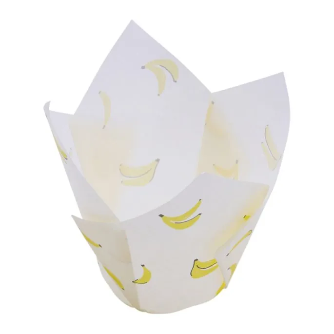 Cápsulas muffins amarillas plátanos (24) - PME