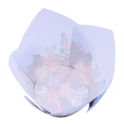 Cápsulas muffins azules flores (24) - PME