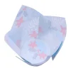 Cápsulas muffins azules flores rojas (24) - PME