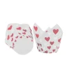 Cápsulas muffins blancas de corazones San Valentín (50) - Azucren