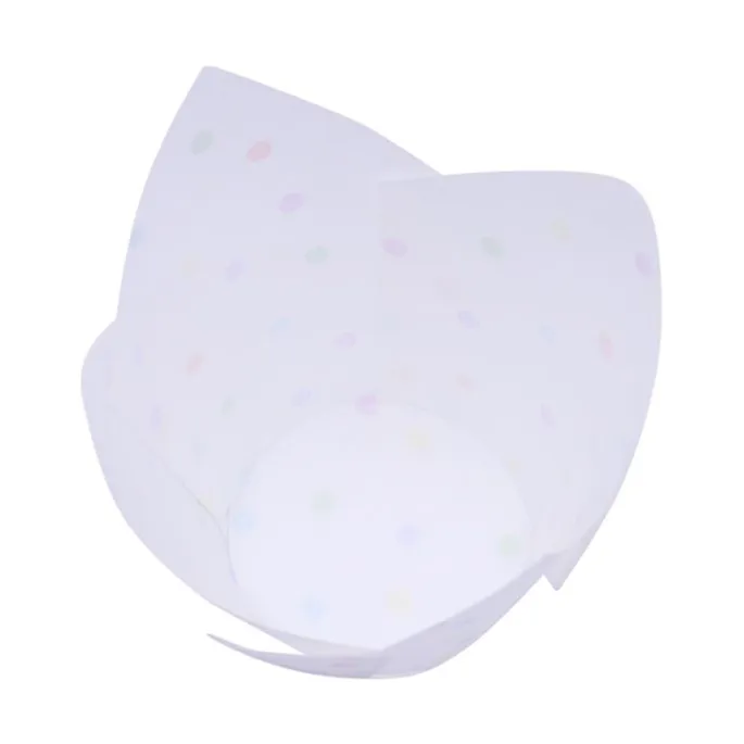 Cápsulas muffins blancas lunares de colores (24) - PME