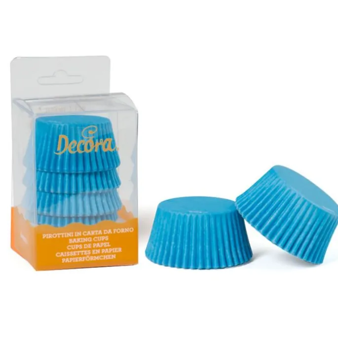 Cápsulas muffins jumbo azules (60) - Decora