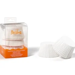 Cápsulas muffins jumbo blancas (60) - Decora