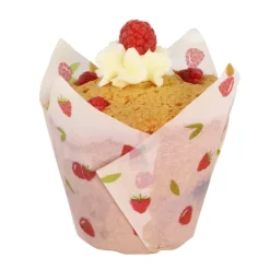 Cápsulas muffins rojas frambuesas (24) - PME