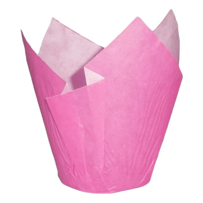 Cápsulas muffins rosas (200)