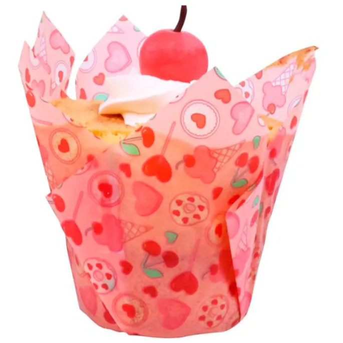 Cápsulas muffins rosas dulces Sweet Love (24) - PME