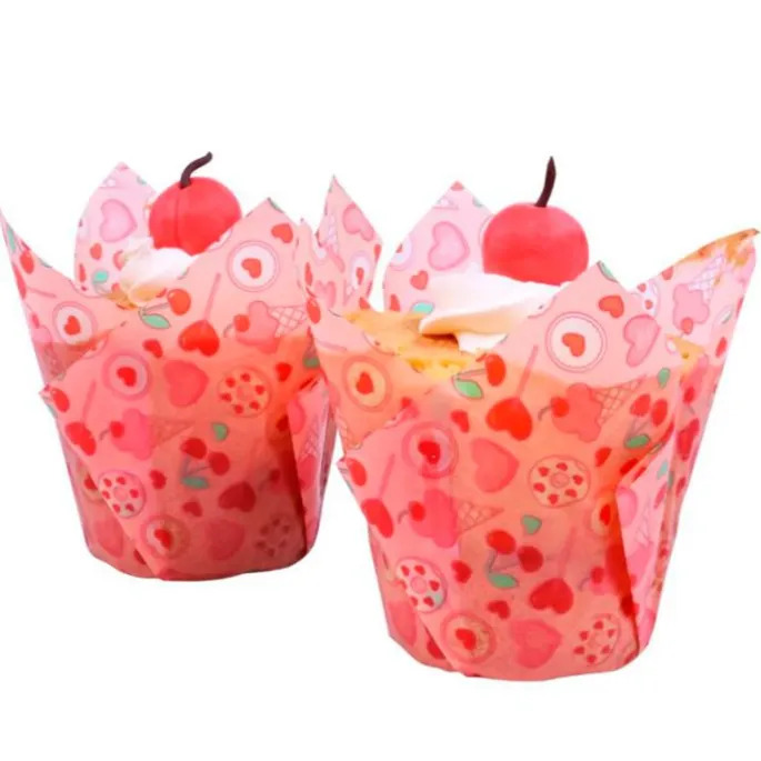 Cápsulas muffins rosas dulces Sweet Love (24) - PME