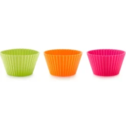Cápsulas muffins 10 x 5 cm (6) - Silicona - Lékué