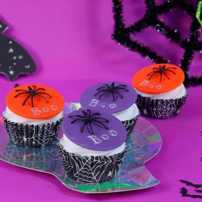 Cápsulas negras telarañas Halloween (30) - PME