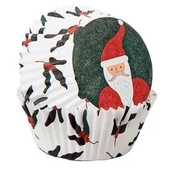 Cápsulas Papá Noel y muérdago (75) - Wilton