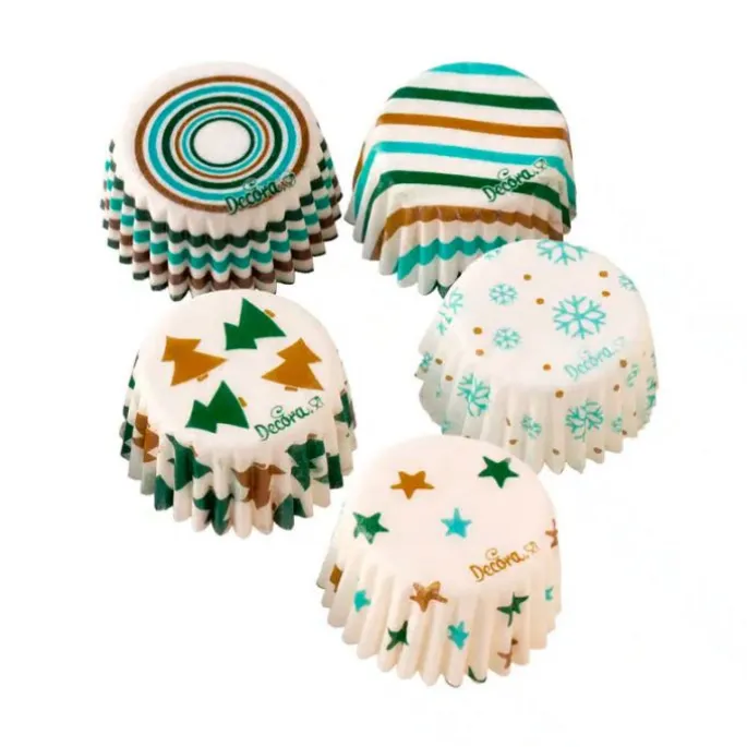 Cápsulas para bombones invierno Navidad (100) - Decora