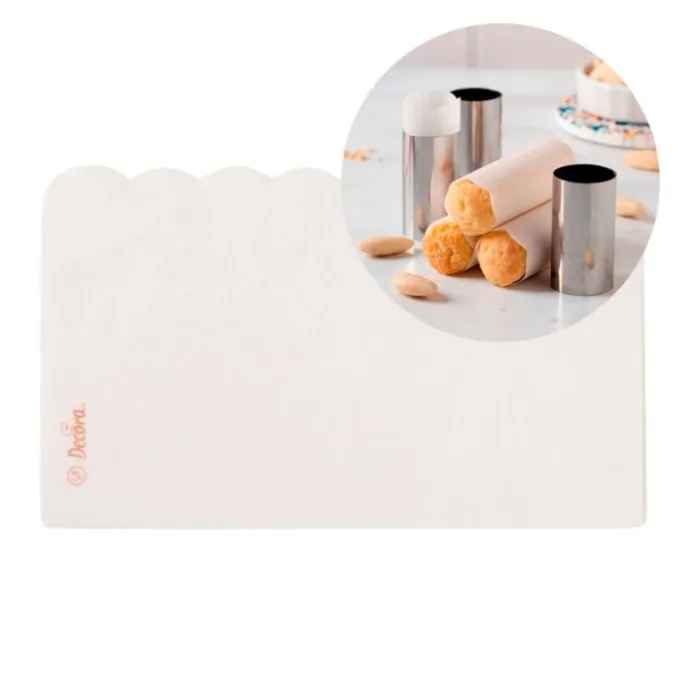 Cápsulas para cartuchos napolitanos Blancos 10 x 6 cm (50) - Decora