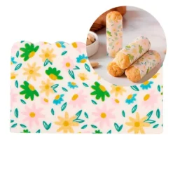 Cápsulas para cartuchos napolitanos Margaritas 10 x 6 cm (50) - Decora