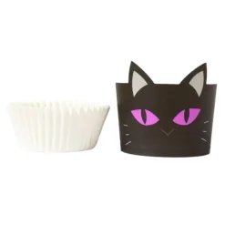 Cápsulas para cupcakes gato Halloween (12) - PME