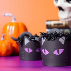 Cápsulas para cupcakes gato Halloween (12) - PME