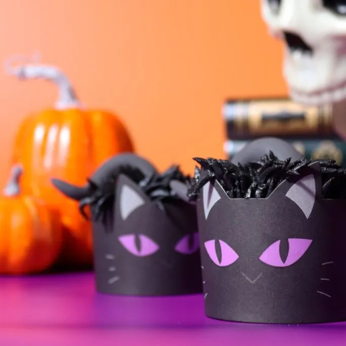 Cápsulas para cupcakes gato Halloween (12) - PME