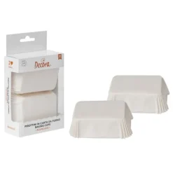 Cápsulas rectangulares blancas (36) - Decora
