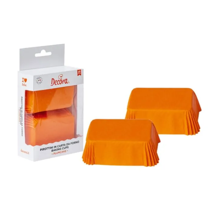 Cápsulas rectangulares naranjas (36) - Decora