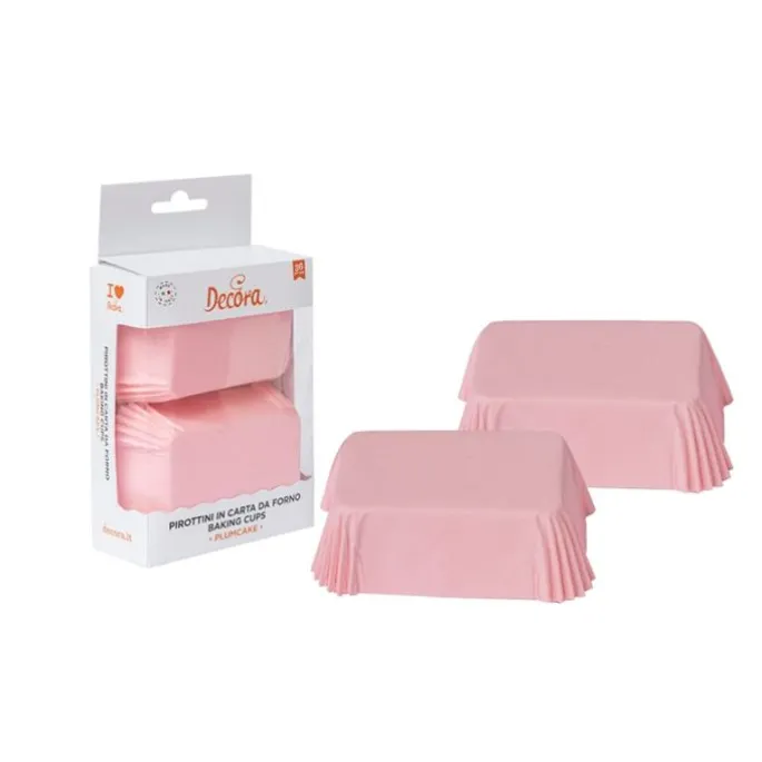 Cápsulas rectangulares rosas (36) - Decora