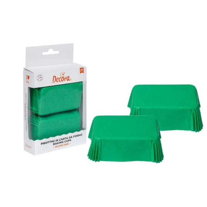 Cápsulas rectangulares verdes (36) - Decora