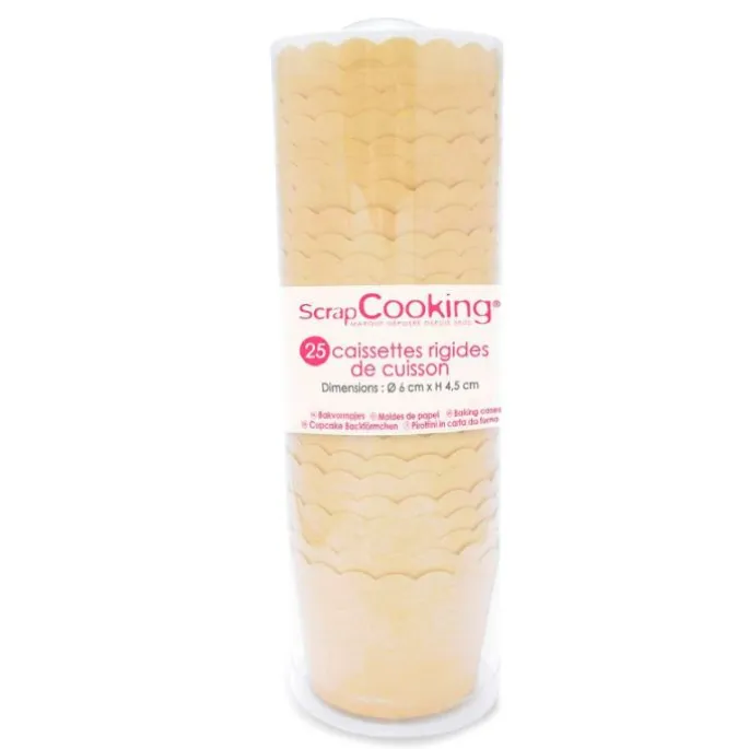 Cápsulas rígidas kraft (25) - ScrapCooking